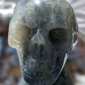 Beautiful Labradorite polished Skull